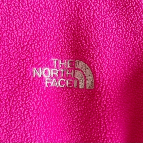 The North Face • Full Zip Fleece Jacket‎ in Hot Pink and Light Grey, Size XS - Picture 6 of 14